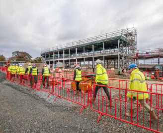 Broadland Police Station construction site