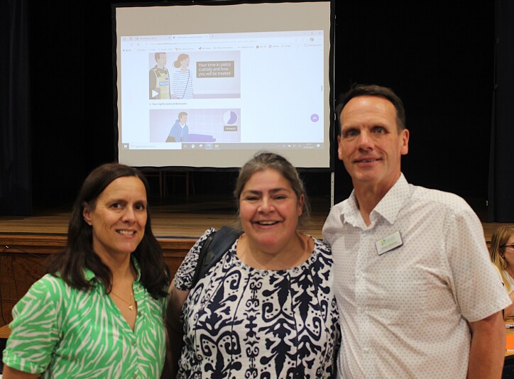 Dr Layla Skipps, Sherry Ralph and Simon Atherton
