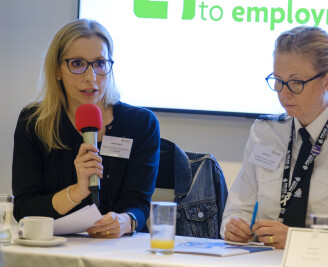 PCC Sarah Taylor speaking at Gateway to Employment launch