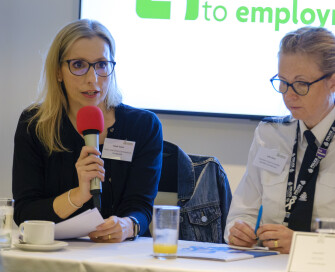 PCC Sarah Taylor speaking at Gateway to Employment launch