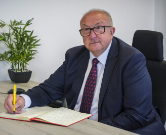 PCC Colin Sutton at his desk