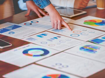 Graphics for annual report